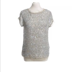 All saints Embellished top uk size 8 us 4